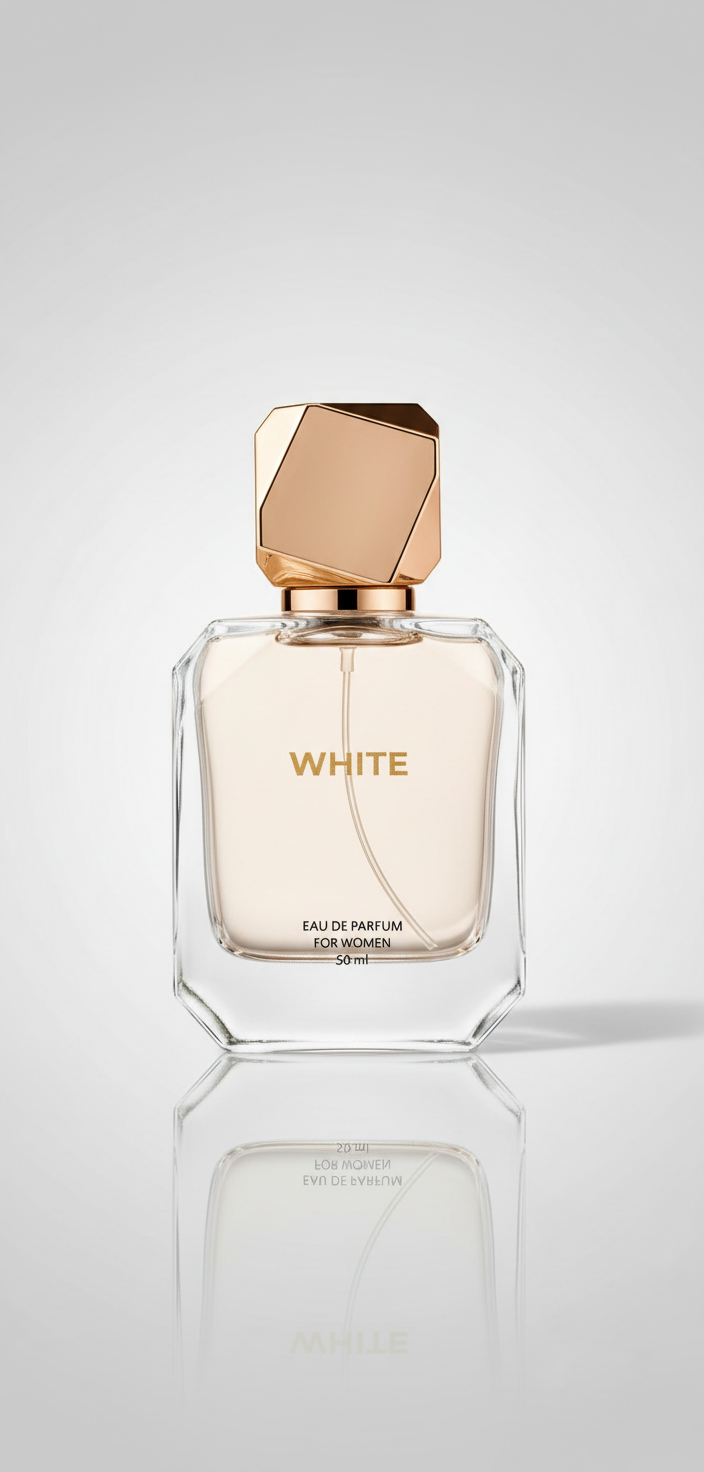 مشخصات عطر زنانه دفاکتو وایت - رایحه گلی و چوبی