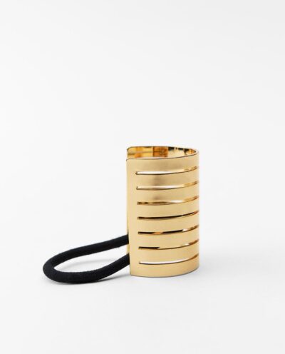 اسکرانچی HAIR TIE WITH METALLIC STRIPES برند زارا