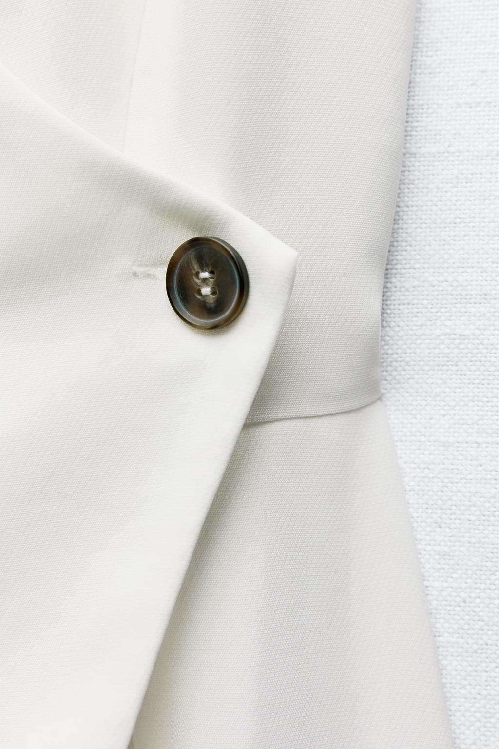 اورال CREPE JUMPSUIT WITH ASYMMETRIC WAISTCOAT برند زارا - Image 7