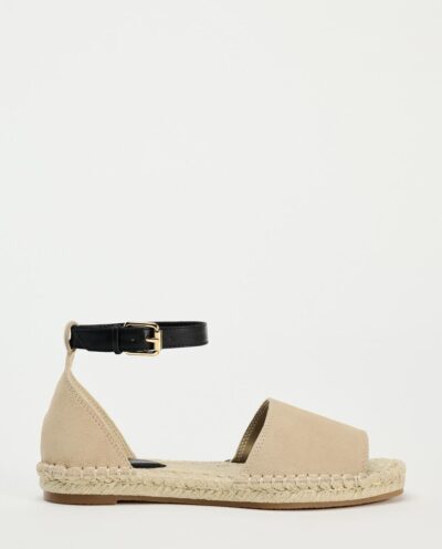 صندل ESPADRILLES WITH ANKLE STRAP برند زارا