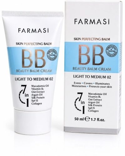 BB کرم شماره SPF 15 Light to Medium 02 حجم 50 میل